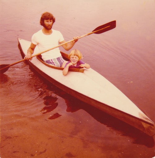 Dad canoe
